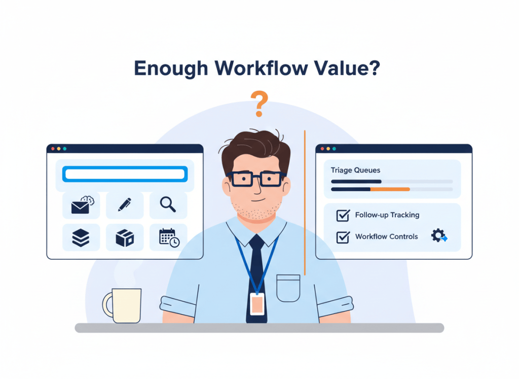 Bob compares Gmail with built-in AI assistance against a separate AI email app with triage and follow-up workflows.